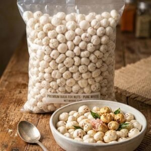 Premium Raw Makhana (Mixed Size, 1kg)